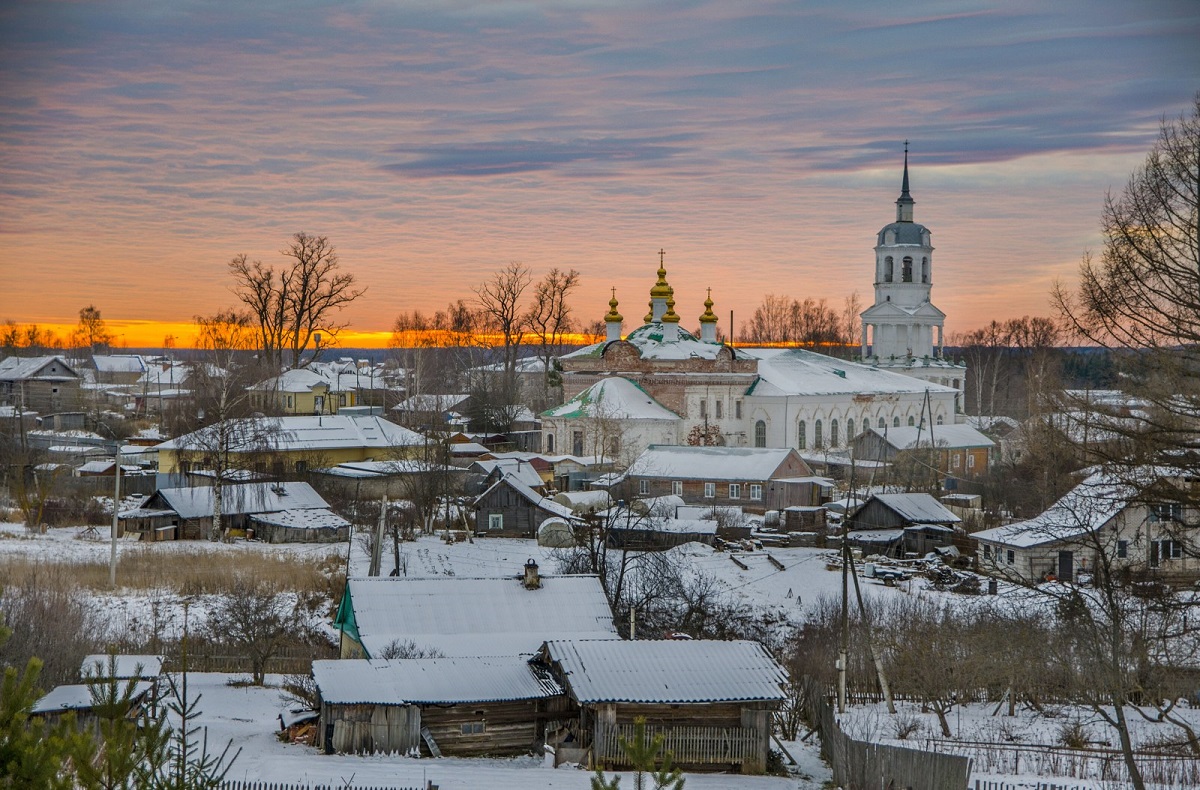 Кстинино. Общий вид. Ноябрь 2020 г..